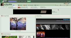 Desktop Screenshot of la-vita-a-bella.deviantart.com