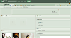 Desktop Screenshot of hydriana.deviantart.com