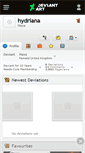 Mobile Screenshot of hydriana.deviantart.com