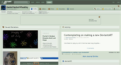 Desktop Screenshot of masterhackerwheatley.deviantart.com