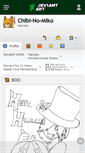 Mobile Screenshot of chibi-no-miko.deviantart.com