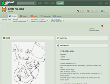 Tablet Screenshot of chibi-no-miko.deviantart.com