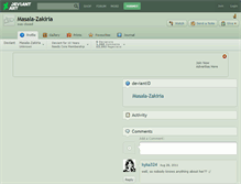 Tablet Screenshot of masala-zakiria.deviantart.com