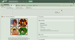 Desktop Screenshot of elionora.deviantart.com