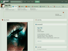 Tablet Screenshot of han158.deviantart.com