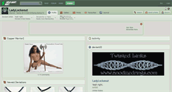 Desktop Screenshot of ladylockeout.deviantart.com
