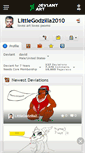 Mobile Screenshot of littlegodzilla2010.deviantart.com