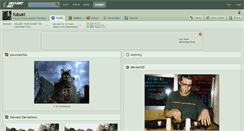 Desktop Screenshot of fubuki.deviantart.com