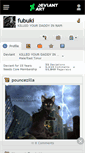 Mobile Screenshot of fubuki.deviantart.com