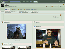 Tablet Screenshot of fubuki.deviantart.com