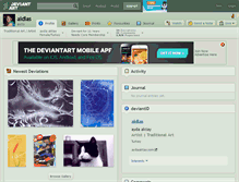 Tablet Screenshot of aidias.deviantart.com