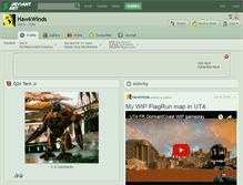 Tablet Screenshot of hawkwinds.deviantart.com