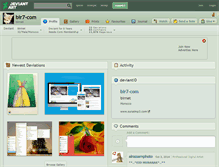 Tablet Screenshot of bir7-com.deviantart.com