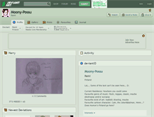 Tablet Screenshot of moony-possu.deviantart.com