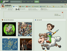 Tablet Screenshot of nedesem.deviantart.com