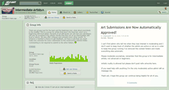 Desktop Screenshot of intermediate-artists.deviantart.com