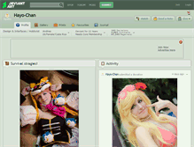 Tablet Screenshot of hayo-chan.deviantart.com