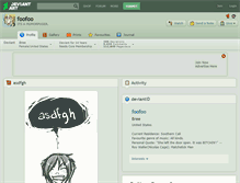 Tablet Screenshot of foofoo.deviantart.com