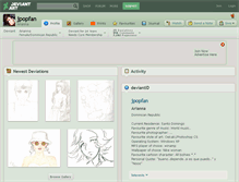 Tablet Screenshot of jpopfan.deviantart.com