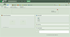 Desktop Screenshot of d0d.deviantart.com