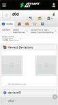 Mobile Screenshot of d0d.deviantart.com