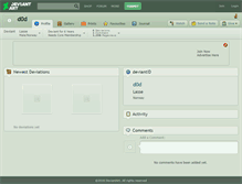 Tablet Screenshot of d0d.deviantart.com