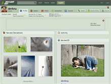 Tablet Screenshot of devknu.deviantart.com