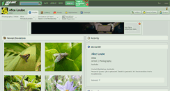 Desktop Screenshot of alice-louise.deviantart.com