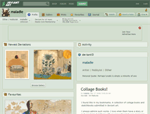 Tablet Screenshot of maladie.deviantart.com