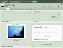 Tablet Screenshot of imperfect-angel.deviantart.com