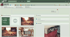 Desktop Screenshot of mark128.deviantart.com