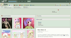 Desktop Screenshot of disnee.deviantart.com