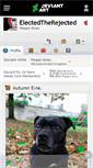 Mobile Screenshot of electedtherejected.deviantart.com