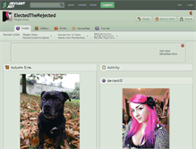 Tablet Screenshot of electedtherejected.deviantart.com