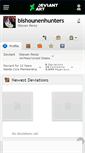 Mobile Screenshot of bishounenhunters.deviantart.com