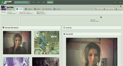 Desktop Screenshot of jannika.deviantart.com