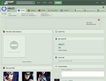 Tablet Screenshot of n0x23.deviantart.com
