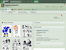 Tablet Screenshot of megasxlr-obsessive.deviantart.com