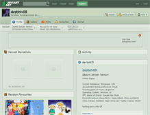 Tablet Screenshot of destiniv08.deviantart.com