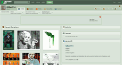 Desktop Screenshot of gilbert14.deviantart.com