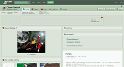 Desktop Screenshot of chaos-control.deviantart.com