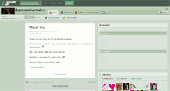 Desktop Screenshot of depressioninanimals.deviantart.com