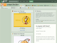 Tablet Screenshot of living-in-the-city.deviantart.com