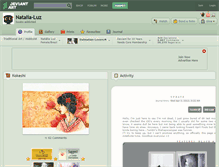 Tablet Screenshot of natalia-luz.deviantart.com