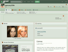 Tablet Screenshot of mercury2356.deviantart.com