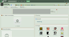 Desktop Screenshot of eroticfrog.deviantart.com