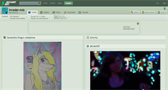 Desktop Screenshot of invader-miz.deviantart.com