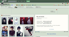 Desktop Screenshot of delila2110.deviantart.com