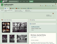 Tablet Screenshot of kadikoyanadolu.deviantart.com