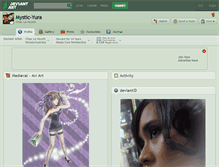 Tablet Screenshot of mystic-yura.deviantart.com